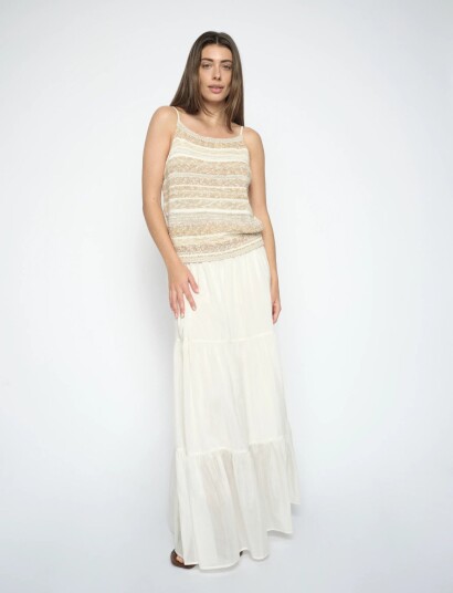 MOS MOSH Mmsilka Long Skirt Cream L
