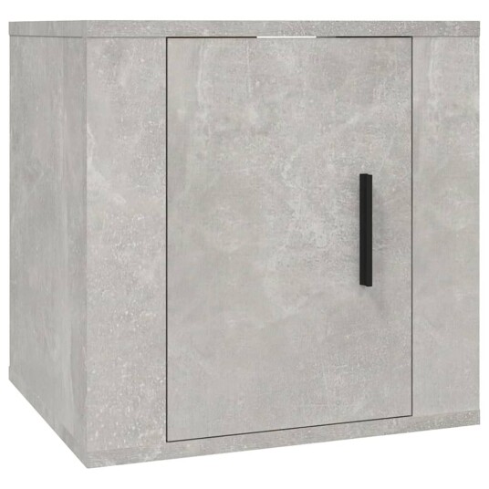 vidaXL Vegghengte TV-benker 2 stk betonggrå 40x34,5x40 cm 8720845667580