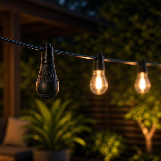 Garland Bluetooth høyttaler   Sort til 230V tilbehør til lyslenker