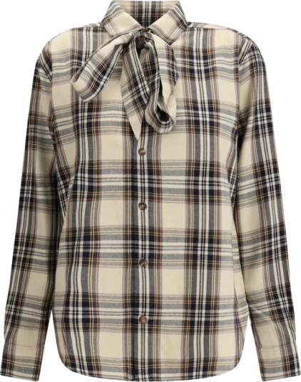 Saint Laurent Dame Bluser & Skjorter Flerfarget M,