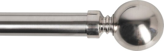 Hasta Gardinstang Comet 16/19 mm Sølv