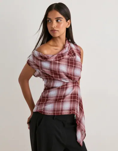 Vero Moda Rød Vmphoenix Sl Lng Knot Asm Top Wvn E