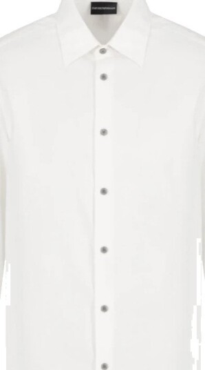 Emporio Armani Herre Skjorter Hvit S,