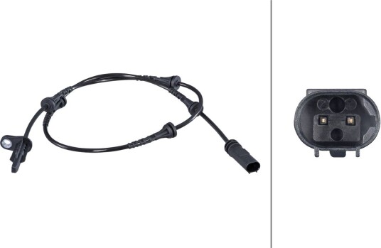 Sensor, ABS HELLA 6PU 358 447-331
