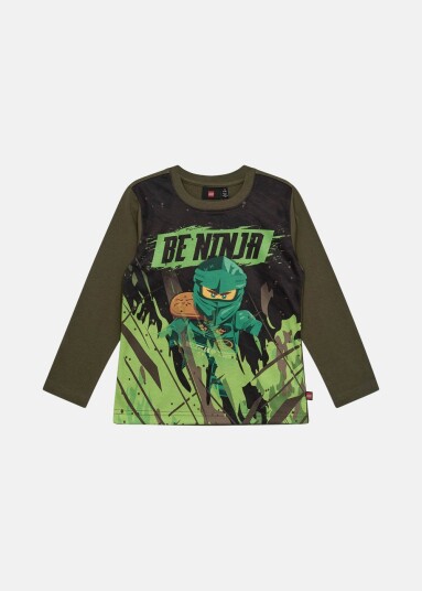 Lego LWTAFFY 702 T SHIRT L/S Dark Olive 128 T shirts