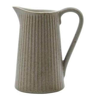 House Doctor Pleat kanne 13 cm grå/brun House Doctor Pleat kanne 13 cm grå/brun