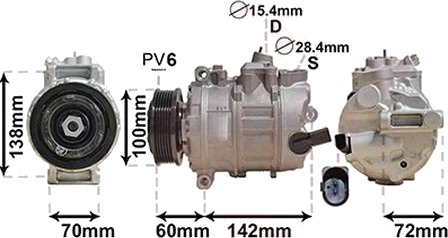 AC-kompressor VAN WEZEL 5800K386