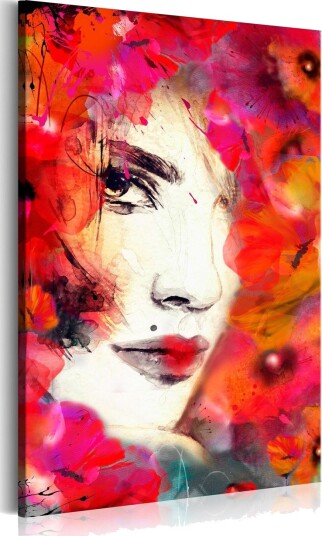 Bilde Woman In Poppies 60x90 Artgeist sp. z o. o.
