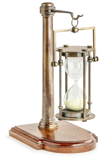Timeglass med stativ 30 minutter bronse Timeglass med stativ 30 minutter bronse