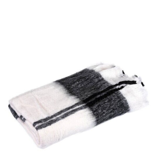 Pictureit Pledd ullmix 200x140 cm svart/hvit Pictureit Pledd ullmix 200x140 cm svart/hvit