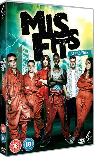 Misfits Sesong 4 DVD Misfits Sesong 4 DVD