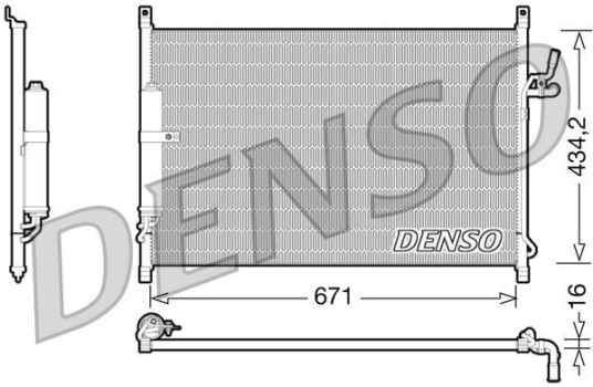 Radiator DENSO DRM50069