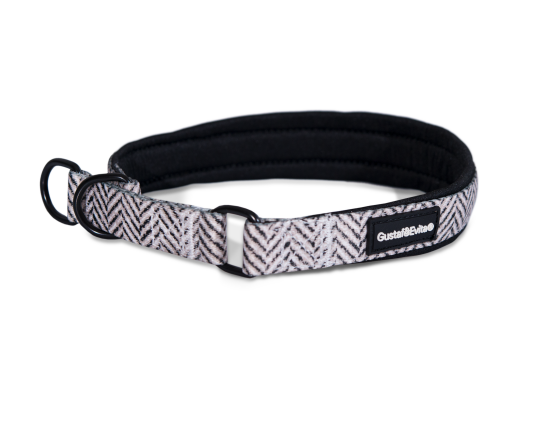 Gustaf Och Evita Modish Halvstrup XS Mønstret 15 mm 30-40 cm Hundehalsbånd Gustaf Och Evita Modish Halvstrup XS Mønstret 15 mm 30-40 cm Hundehalsbånd