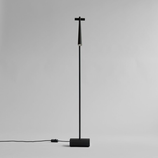 Gulvlampe 101 COPENHAGEN dimmbar Svart Stue Aluminium Design 20 130 Svart