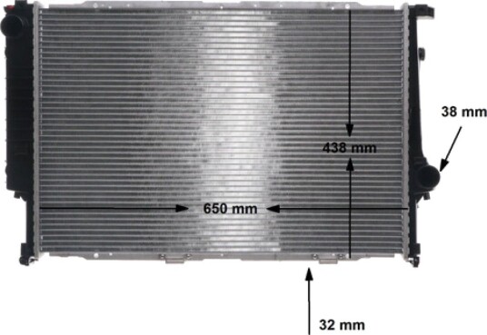 Radiator MAHLE ORIGINAL CR 287 000S
