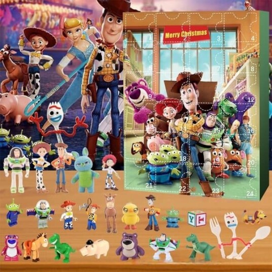 Julekalender 2023 med Nedtelling   24 Søte Leker fra Toy Story FA 