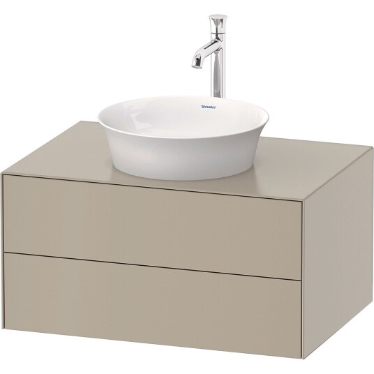 Duravit White Tulip Servantskap 2 skuf. 80x55x40,8 cm Taupe Matt