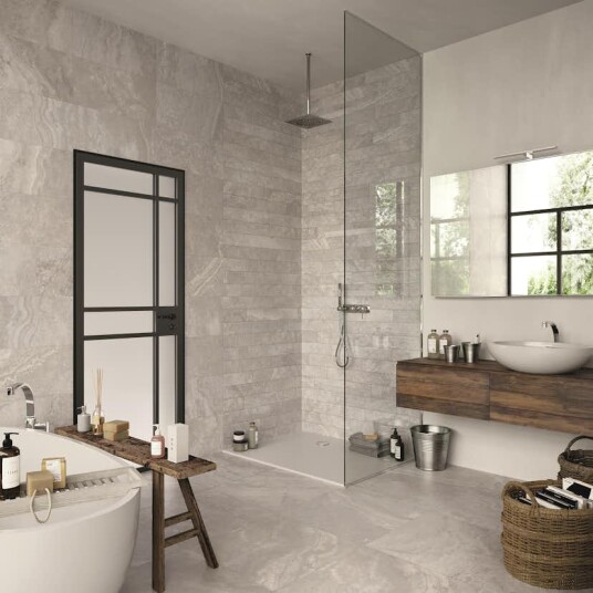 Klinker Astor Ceramiche Stream Sølv Grå Grå 60x60 cm Klinker Astor Ceramiche Stream Sølv Grå Grå 60x60 cm