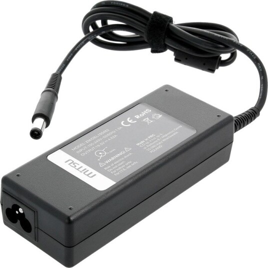 Mitsu strømforsyning til Dell laptop 19.5V med ferrittfilter Mitsu strømforsyning til Dell laptop 19.5V med ferrittfilter