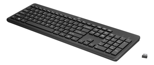 HP 230 Trådløst Tastatur QWERTY Engelsk Svart - Passer Omen, Victus og Pavilion Plus Laptop HP 230 Trådløst Tastatur QWERTY Engelsk Svart - Passer Omen, Victus og Pavilion Plus Laptop