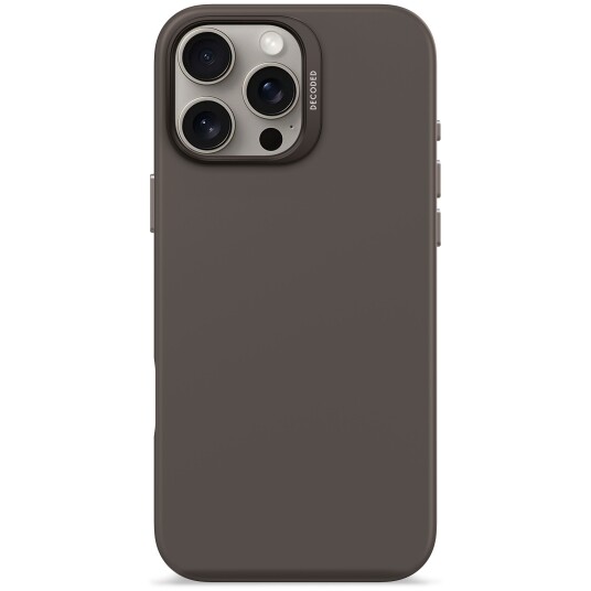 Decoded BackCover MagSafe Silikondeksel til iPhone 16 Pro Max   Phantom Black