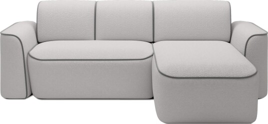 Ume 4 seters Sofa med Sjeselong Grå Ume 4 seters Sofa med Sjeselong Grå