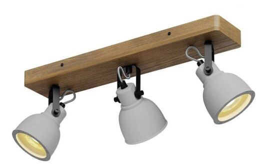 Lindby Mitis LED-taklampe, furutre, 3 lyskilder Lindby Mitis LED-taklampe, furutre, 3 lyskilder