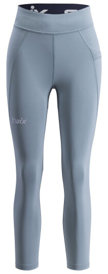 Swix Women's Pace High Waist Cropped Tights Dark Fog S, Dark Fog Swix Women's Pace High Waist Cropped Tights Dark Fog S, Dark Fog