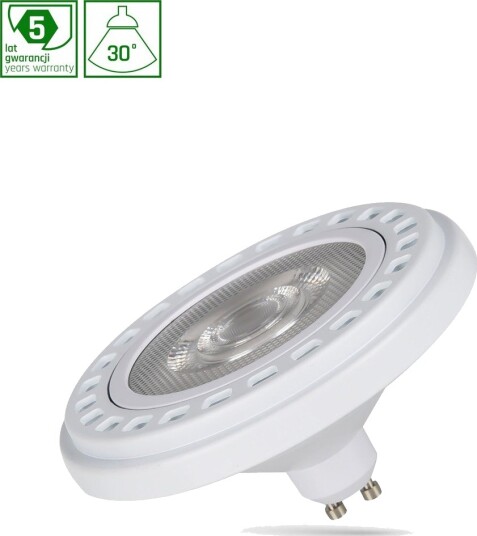 GU10 AR111 20W Premium LED spot RA90 30 grader hvit 4000K 5 års garanti Dimbar : Ikke dimbar Kulør : Nøytral