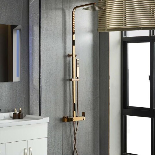 Takduschsett - Komplett pakke - Rosé