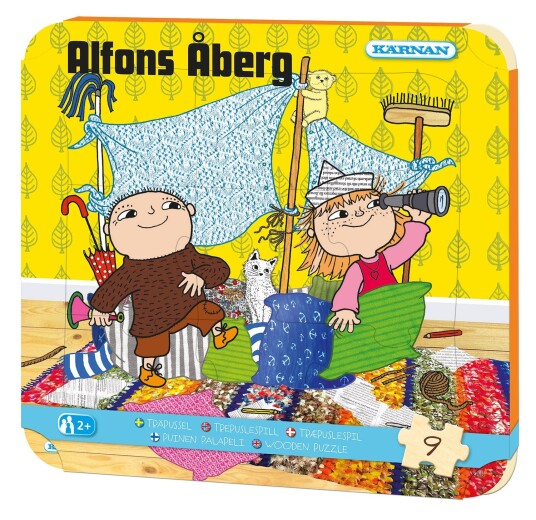 Alfons Åberg Puslespill 9 Brikker