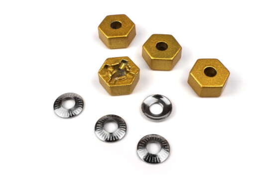 BlackZon Smyter MT metallnav-sett for fjernstyrt bil 12mm