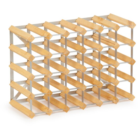 Traditional Wine Racks Vinstativ Påbyggingsbart 30 flasker Light Oak Traditional Wine Racks Vinstativ Påbyggingsbart 30 flasker Light Oak