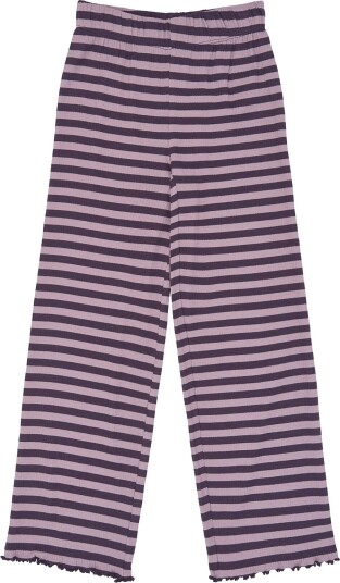 The New Tnmoore Wide Rib Pants Purple 158/164