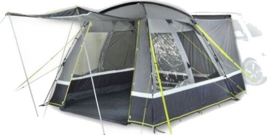 High Peak telt Trentino 2.0 camping Gruppe Telt Grå Limefarget