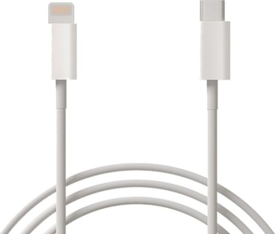 Usb Blåsekabel 66-142# Usb-C-Kontakt Iphone 1M Hvit
