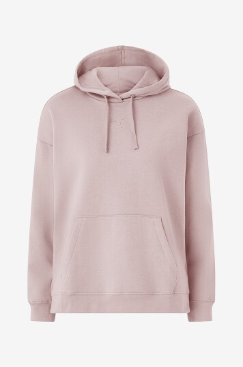 Puma Hettegenser Ess Centered Cat Logo Relaxed Hoodie FL Beige