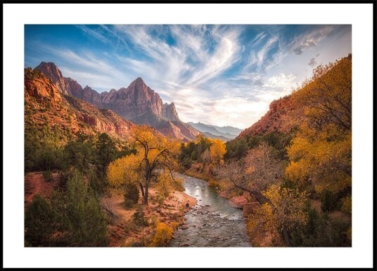 Watchman Sunset Poster Plakat / 100x150cm