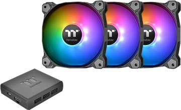 Thermaltake Pure Plus 14 Led Rgb Radiator Fan Tt Premium Edition Systemviftesett 140mm