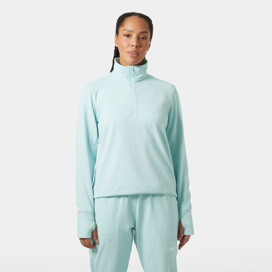 Helly Hansen Versalite Fleecegenser Med Midjesnor Dame Blå L