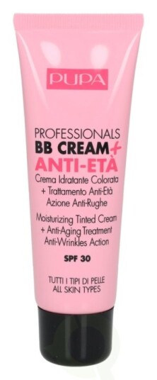 Pupa Milano Pupa Pupa Professionals BB Cream + Anti-Eta SPF30 50 ml #002 Sand Pupa Milano Pupa Pupa Professionals BB Cream + Anti-Eta SPF30 50 ml #002 Sand