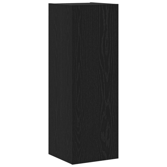 TV benksett 10 pcs Svart eik Medium 30.5 x 30 x 90 cm TV benksett 10 pcs Svart eik Medium 30.5 x 30 x 90 cm