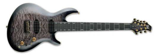 Ltd Jr-7 Qm Javier Reyes Signature Faded Blue Sunburst Incl. Case