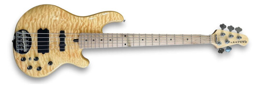 Lakland Skyline 55-02 Deluxe Bass 5-Str Quilted Maple Top, Natural Gloss Lakland Skyline 55-02 Deluxe Bass 5-Str Quilted Maple Top, Natural Gloss