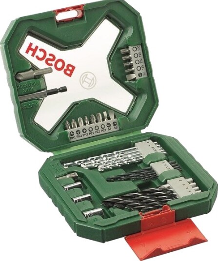 Bosch 34-delers X-Line Classic Borsett for Metall og Tre med Torx, Phillips og Pozidriv Bosch 34-delers X-Line Classic Borsett for Metall og Tre med Torx, Phillips og Pozidriv