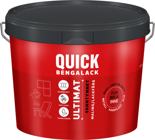Quick Bengalack Akrylmaling b ultimat klassisk hvit 2.7l