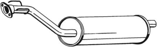 Midtre eksospotte BOSAL 278 135