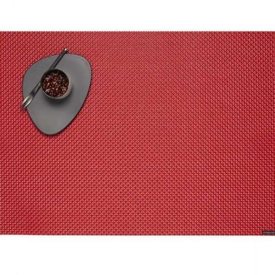 CHILEWICH Basketweave Spisebrikke 36x48cm CHILI