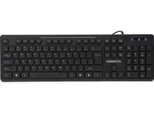 Omega Keyboard USB Wired Black 45687 OK07B Omega Keyboard USB Wired Black 45687 OK07B