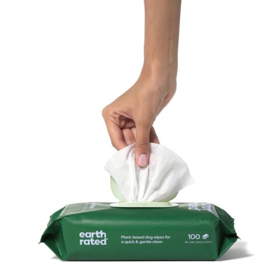 Earth Rated Komposterbare Våtservietter Lavendel 100-pakk Earth Rated Komposterbare Våtservietter Lavendel 100-pakk